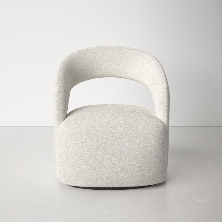 AllModern Teo Upholstered Swivel Club Chair & Reviews | Wayfair